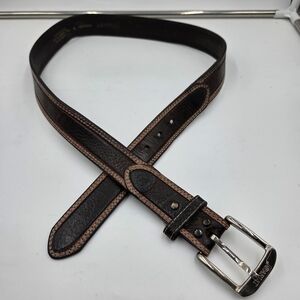 ARIAT Men's Pre-owned Diesel Brown Rowdy Leather Belt Size 38.